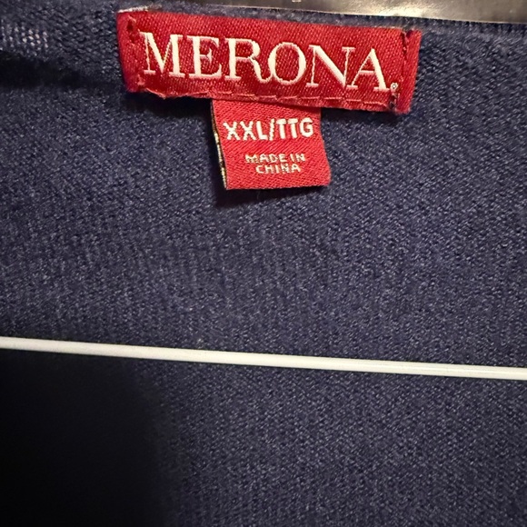 Merona Deep Blue Women's Cardigan - Picture 2 of 6